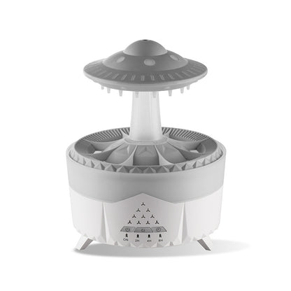 Transform Your Space with the New UFO Raindrop Humidifier - A Soothing Water Drop Aroma Diffuser for Home Decor and Relaxation