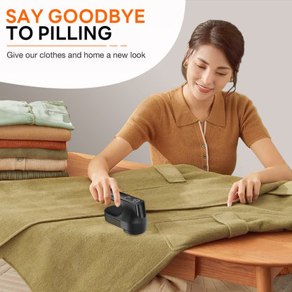 Revitalize Your Fabrics with the Loheer Electric Lint Remover - Powerful, Rechargeable Sweater Shaver with LED Display