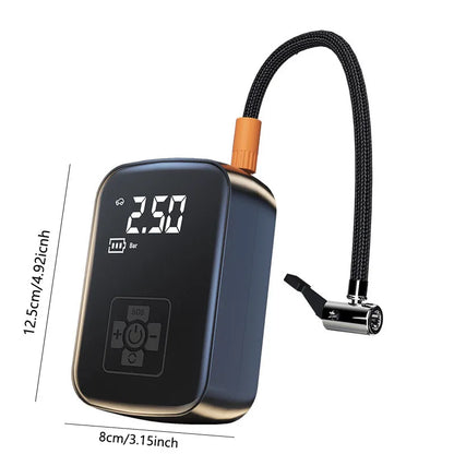 Powerful Wireless Car Air Compressor - Rechargeable Electric Tire Inflator for Motorcycles, Bicycles, Boats, and More!