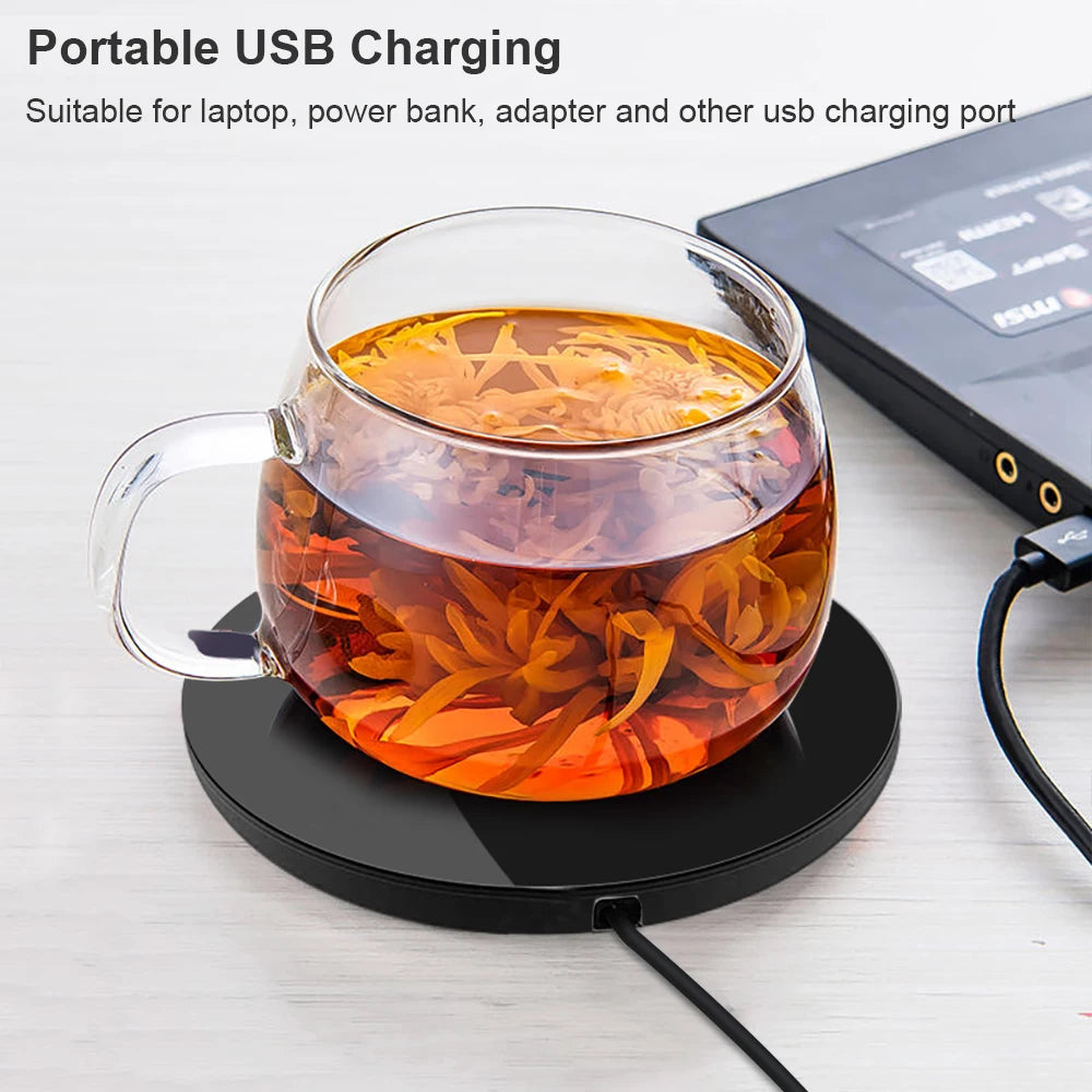 Stay Cozy with Our USB Coffee Cup Heater - Perfect for Home and Office!