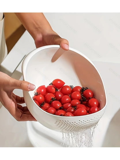 Versatile Eco-Friendly Rice Drainage Basket - Perfect for Rinsing Rice, Fruits, and Vegetables!