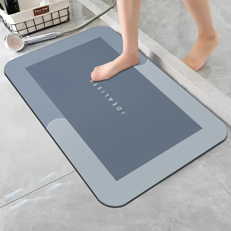 Transform Your Space with Our Super Absorbent Non-Slip Diatomaceous Earth Bath Mat – The Perfect Blend of Comfort and Safety for Your Bathroom, Shower, Laundry, Bedroom, Kitchen, or RV!