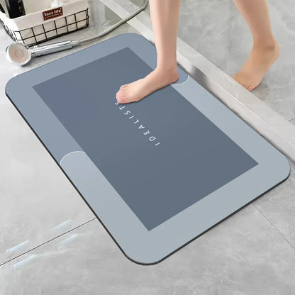 Transform Your Space with Our Super Absorbent Non-Slip Diatomaceous Earth Bath Mat – The Perfect Blend of Comfort and Safety for Your Bathroom, Shower, Laundry, Bedroom, Kitchen, or RV!