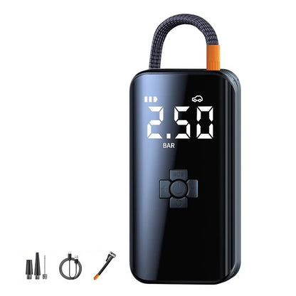 Powerful Wireless Car Air Compressor - Rechargeable Electric Tire Inflator for Motorcycles, Bicycles, Boats, and More!