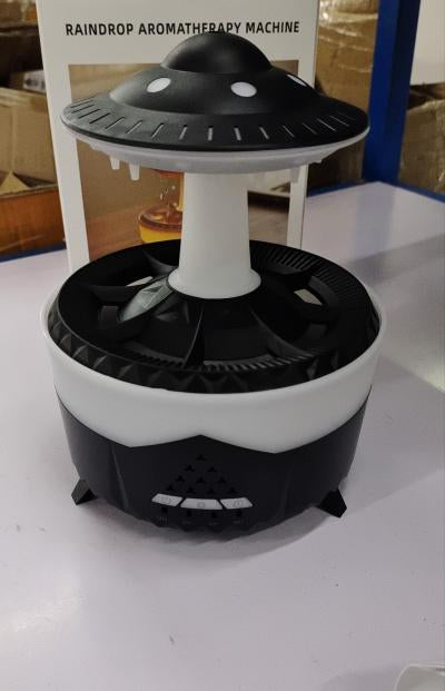 Transform Your Space with the New UFO Raindrop Humidifier - A Soothing Water Drop Aroma Diffuser for Home Decor and Relaxation