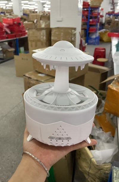 Transform Your Space with the New UFO Raindrop Humidifier - A Soothing Water Drop Aroma Diffuser for Home Decor and Relaxation