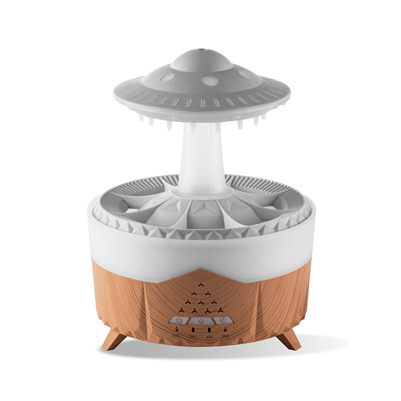 Transform Your Space with the New UFO Raindrop Humidifier - A Soothing Water Drop Aroma Diffuser for Home Decor and Relaxation